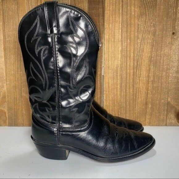 Laredo Other - Laredo Tucker 13 Mens size 9.5 D Black Round Toe Western Cowboy Boots